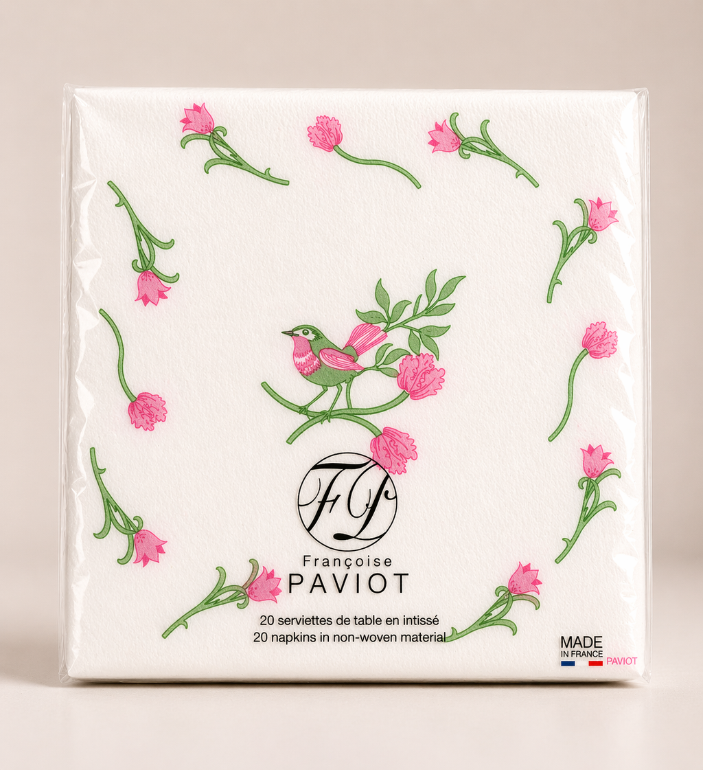 Napkins - Red Vichy - 40x40