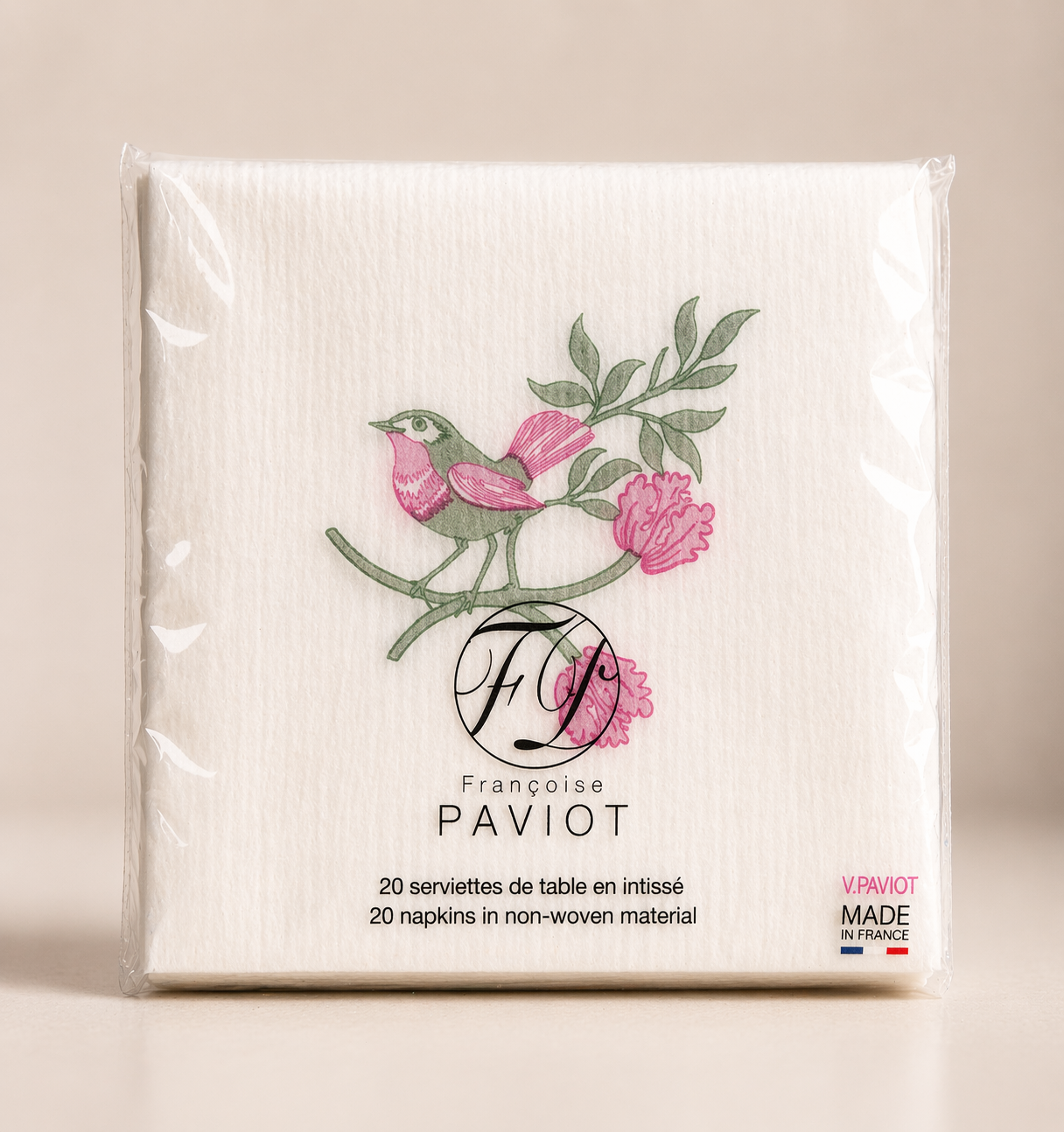 Napkins - Red Vichy - 40x40