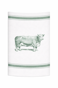 Theedoek 100% katoen - Stier volledig