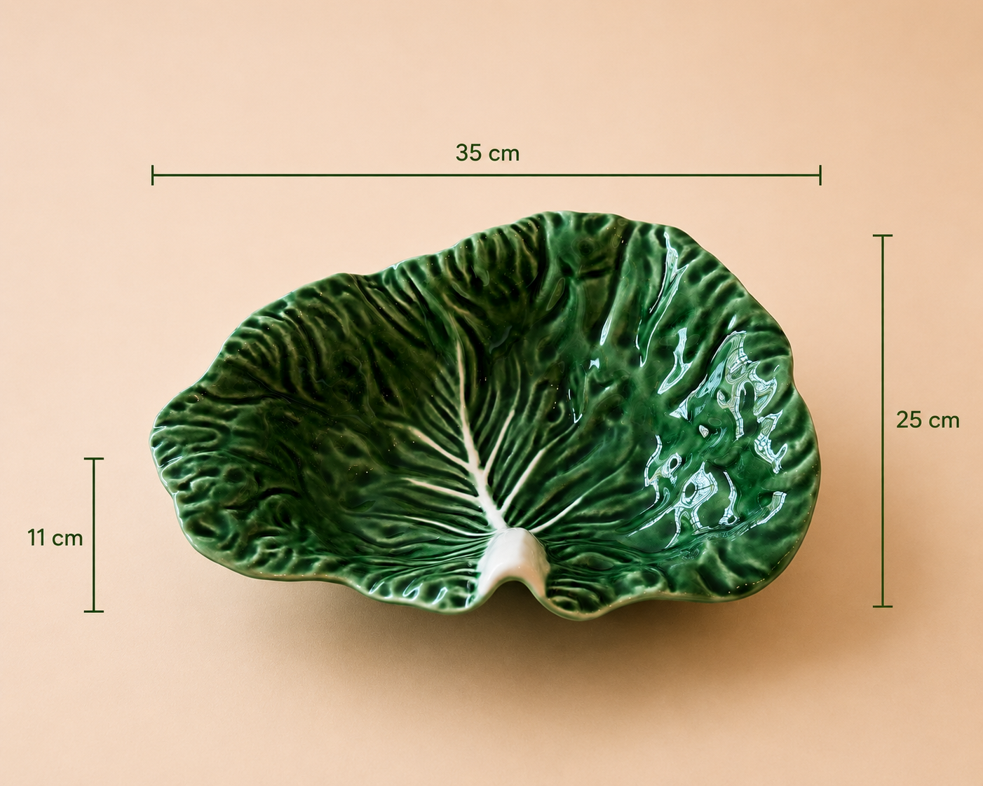 Cabbage - Bowl - 35 × 25 × 11 cm