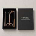 Geschenkset Kaarsen Accessoires - Koper