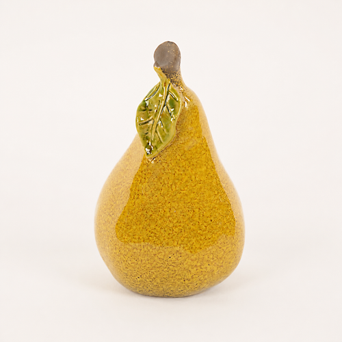 Decorative Pear Ceramic - Ø9.5 x H16 cm