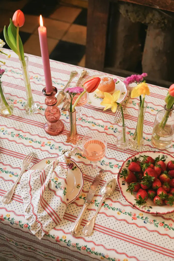 Fabric Napkins - JEANNE Blushing (Set 2)