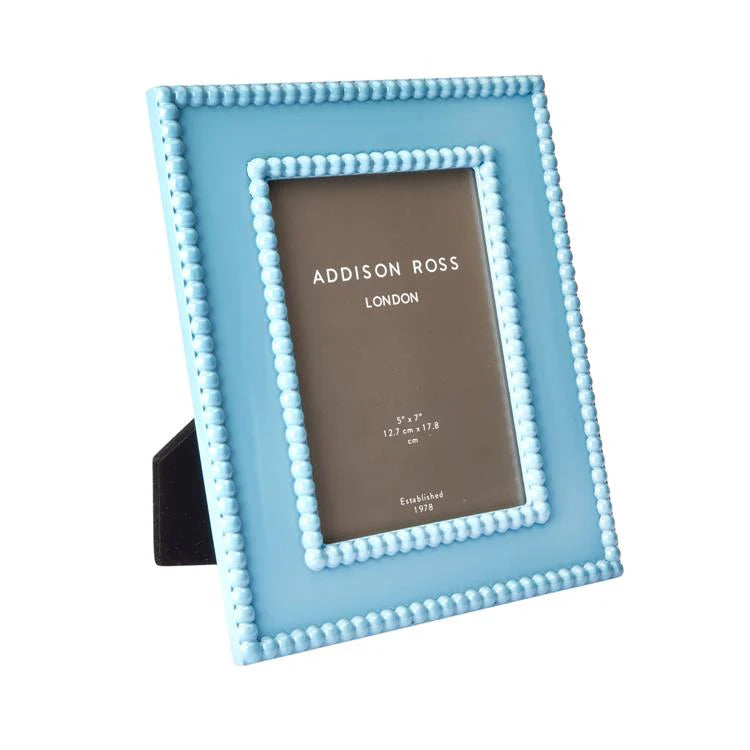 Bobbin Photo Frame – Light Blue - 13 × 18 cm