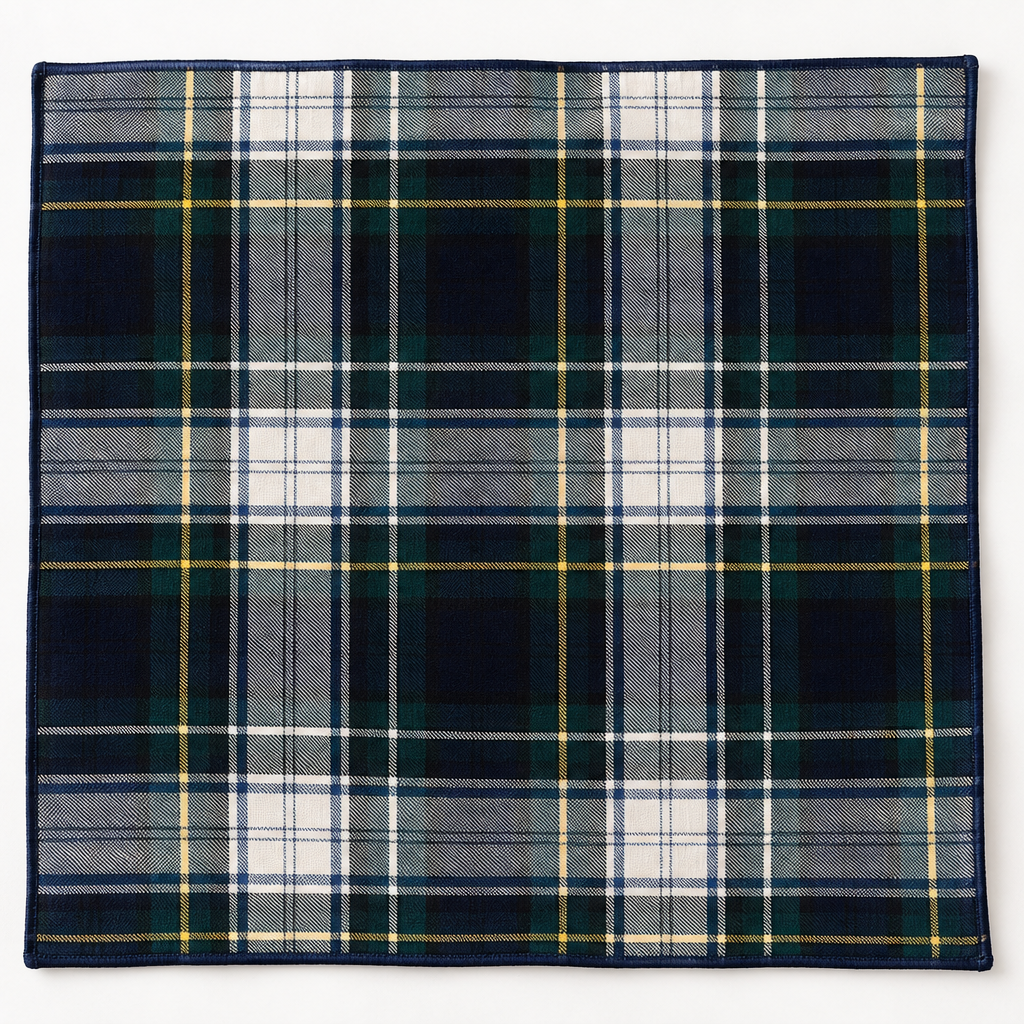 Servet Filo Schotse Ruit – 45x45 cm – Groen / Blauw