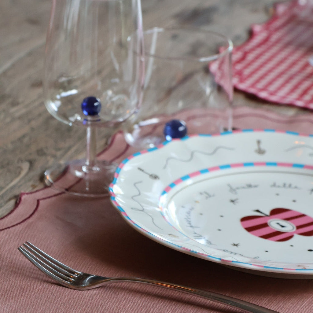 Pangea - Dinner plate - "il frutto delle passione" - Ø 26.5 cm