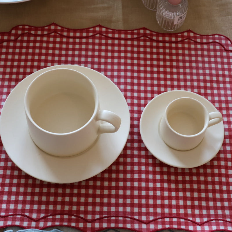 Theetas met Schoteltje – Ivoor 43,5 cl