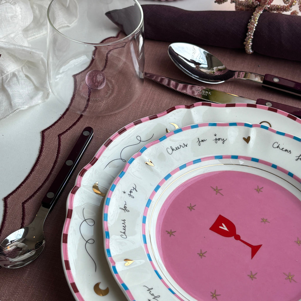 Pangea - Breakfast plate - Rose - Ø 20.5 cm