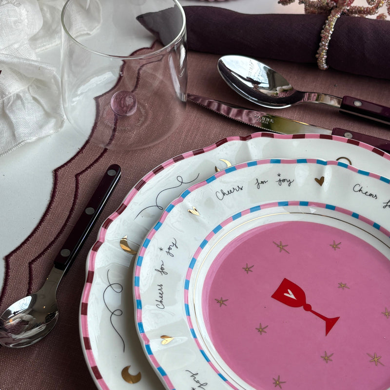 Pangea - Ontbijbord - Roos - Ø 20.5 cm