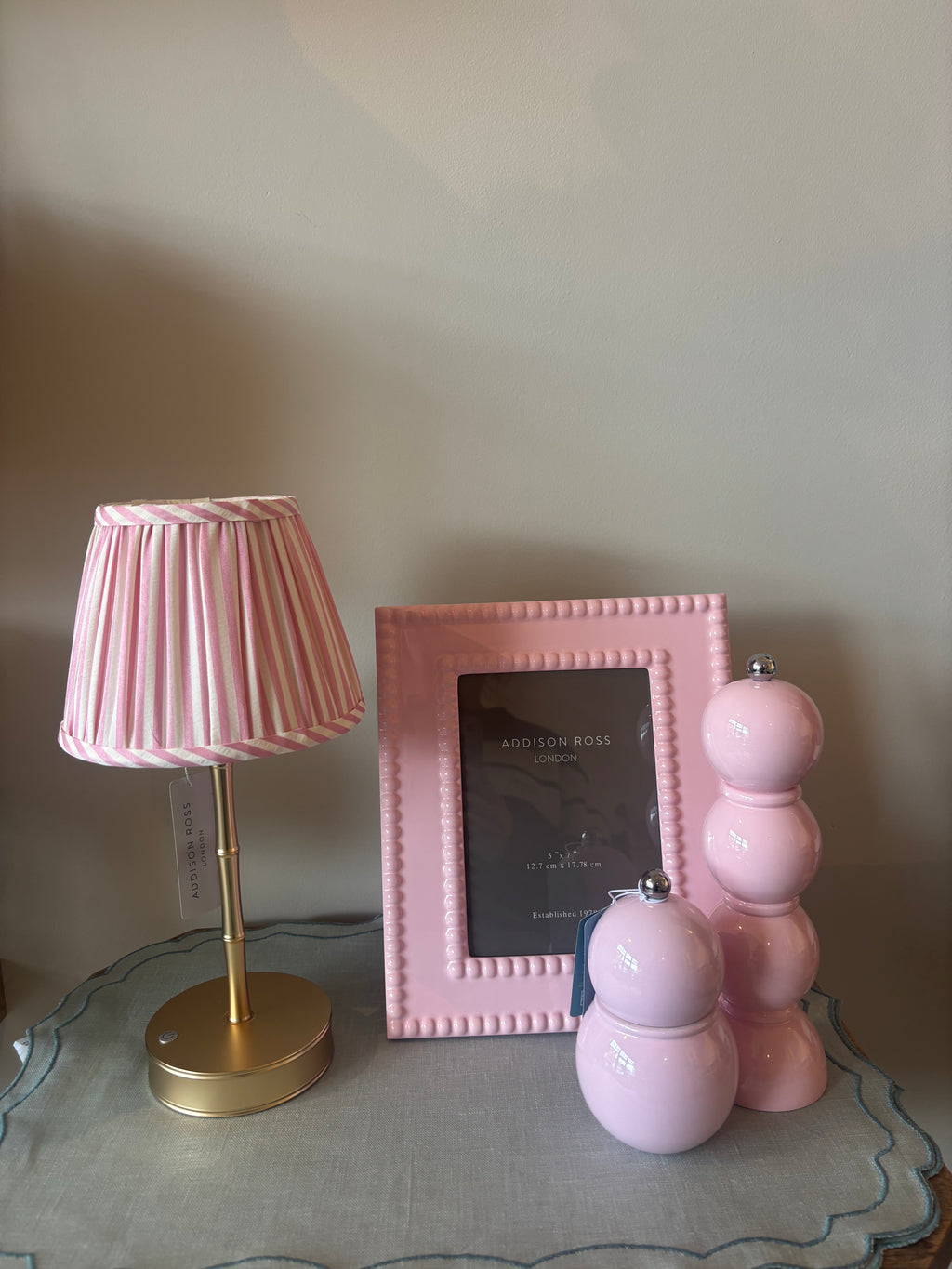 Bamboo Tafellamp Basis – Goud (25 cm)