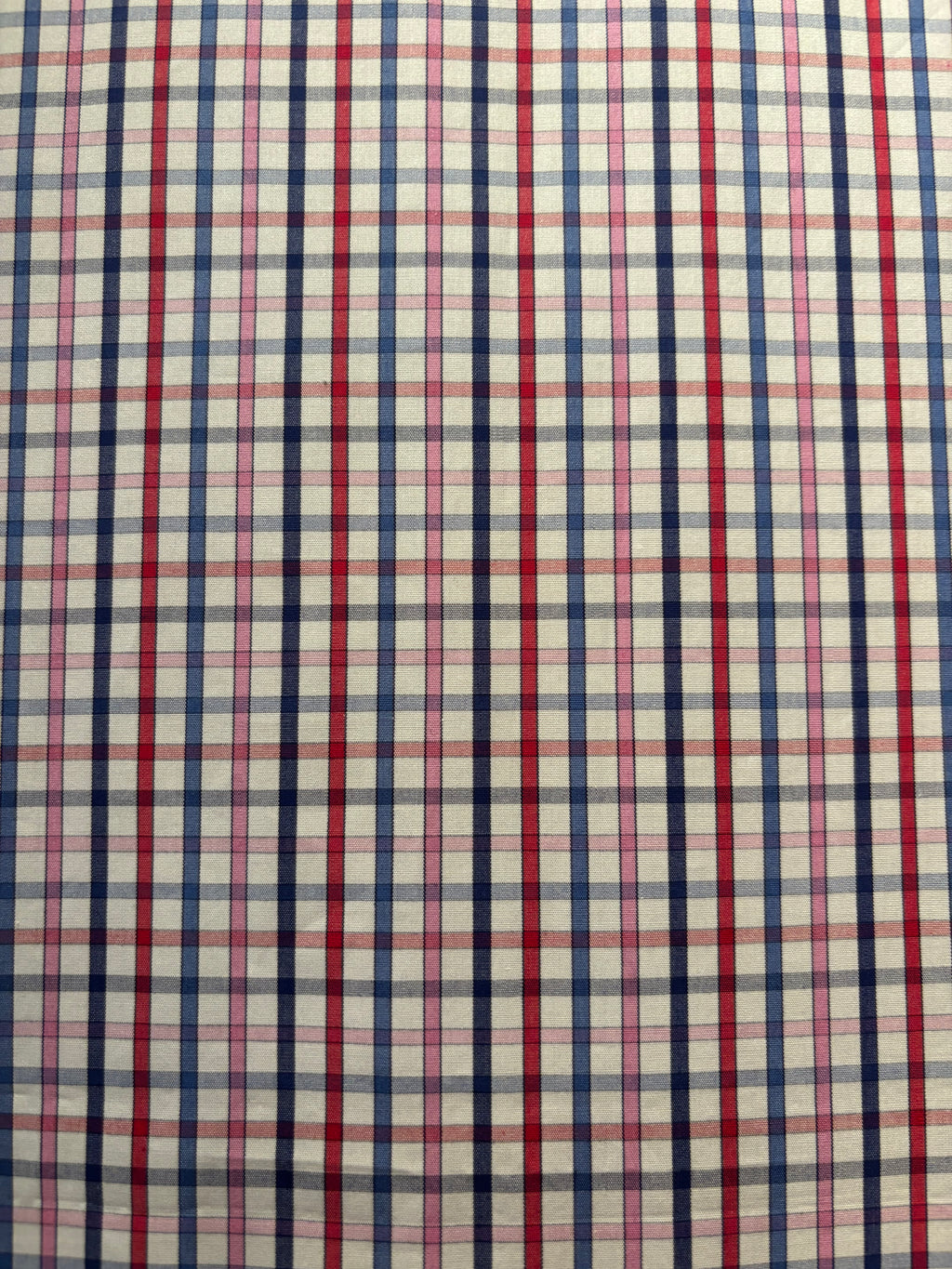 Tafellaken - Blauw met rood gestreept 100% katoen - 150 × 340 cm