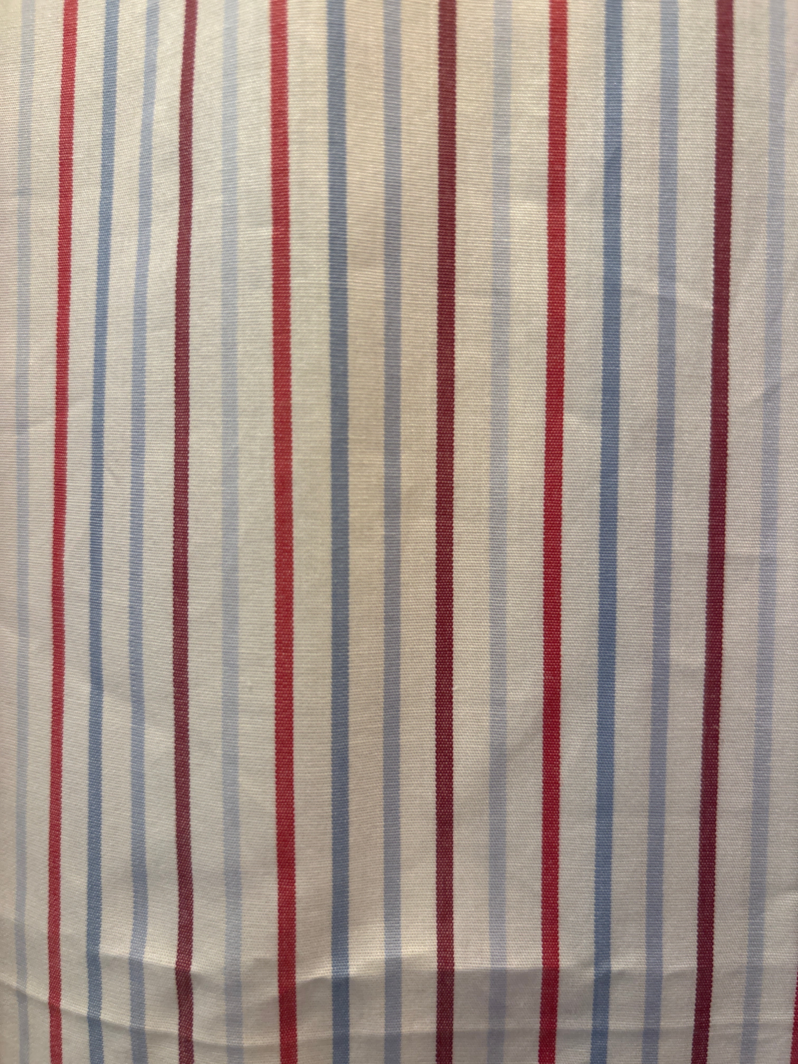 Tafellaken - Blauw met rood gestreept 100% katoen - 150 × 340 cm