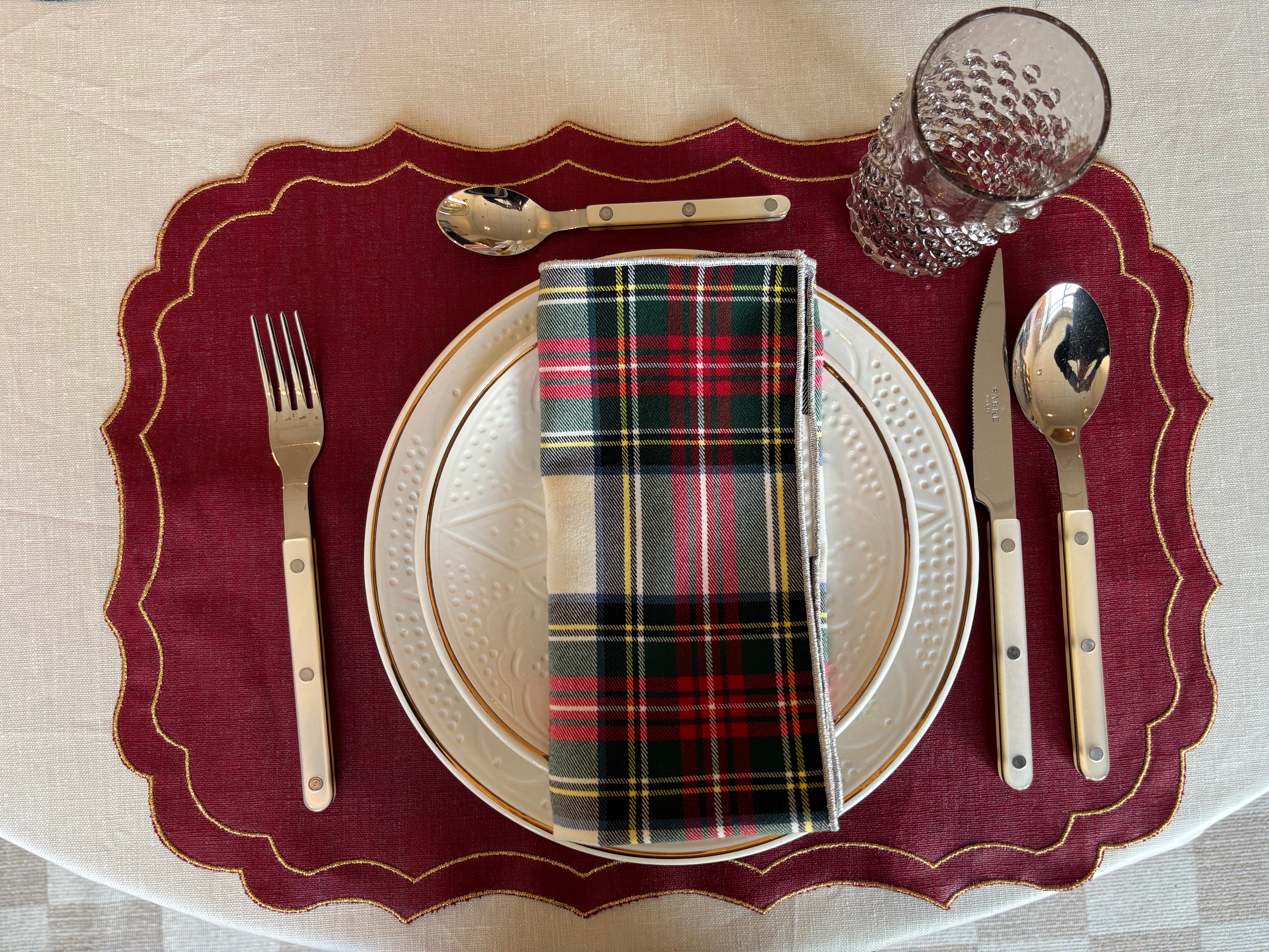Stain-resistant Linen Placemat Firenze – 50x35 cm