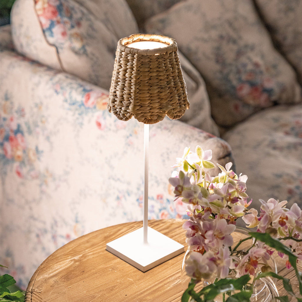 Lampenkap Poldina – Gevlochten Waterhyacint