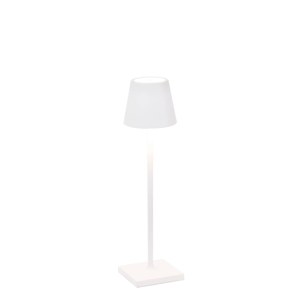 Tafellamp Poldina Micro Wit – Draadloos & Dimbaar