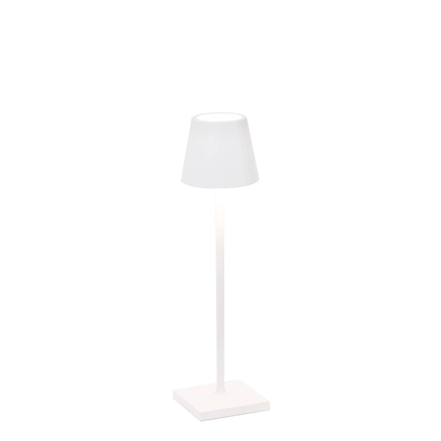Poldina Micro White Table Lamp – Wireless & Dimmable