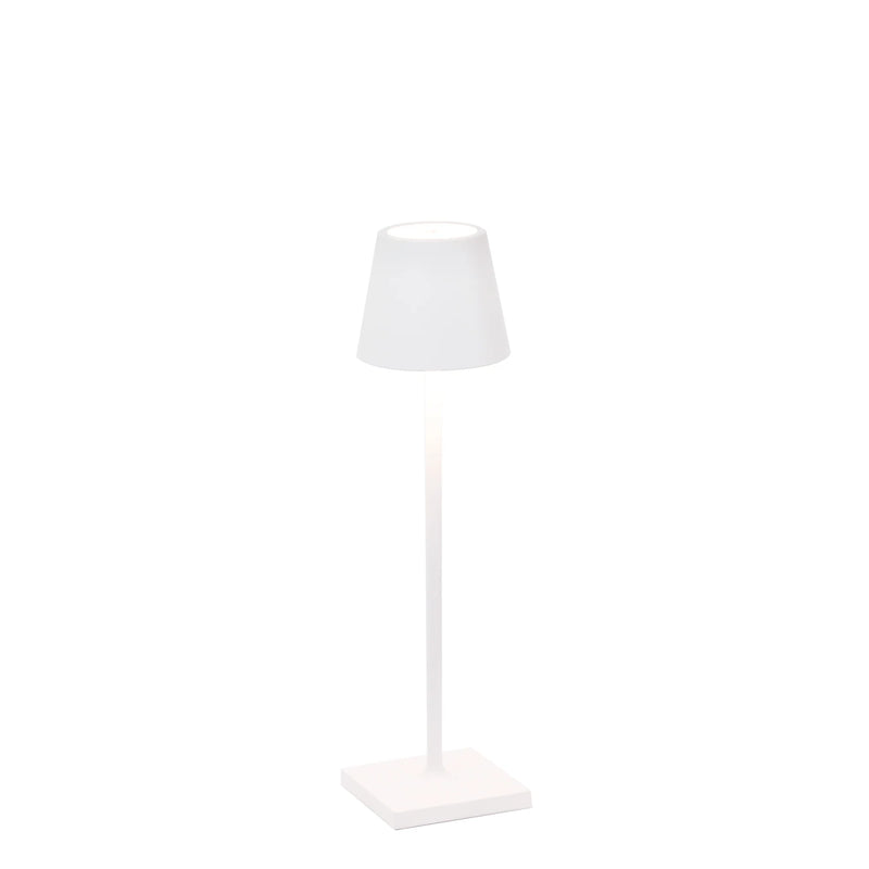Poldina Micro White Table Lamp – Wireless & Dimmable