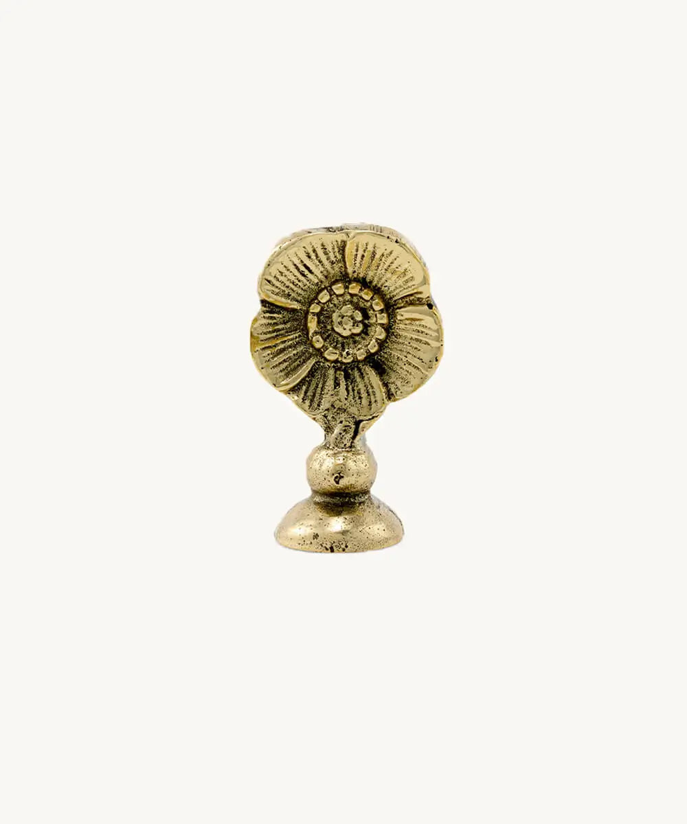 Mia Poppy Kaarthouder – Goudkleurig Messing – 5 x 3 x 1,8 cm