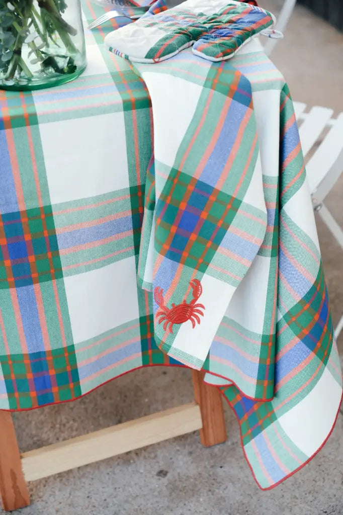 Keukenhanddoek - Octave Green (set 2) - Krab & Kreeft