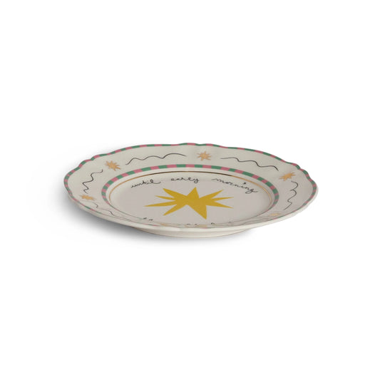Porseleinen bordje - STER - Ø 16,5 cm