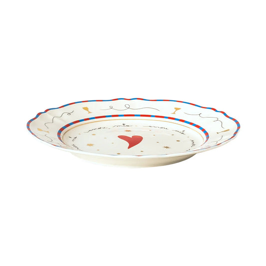 Porseleinen bord - HART - Ø 26.5 cm