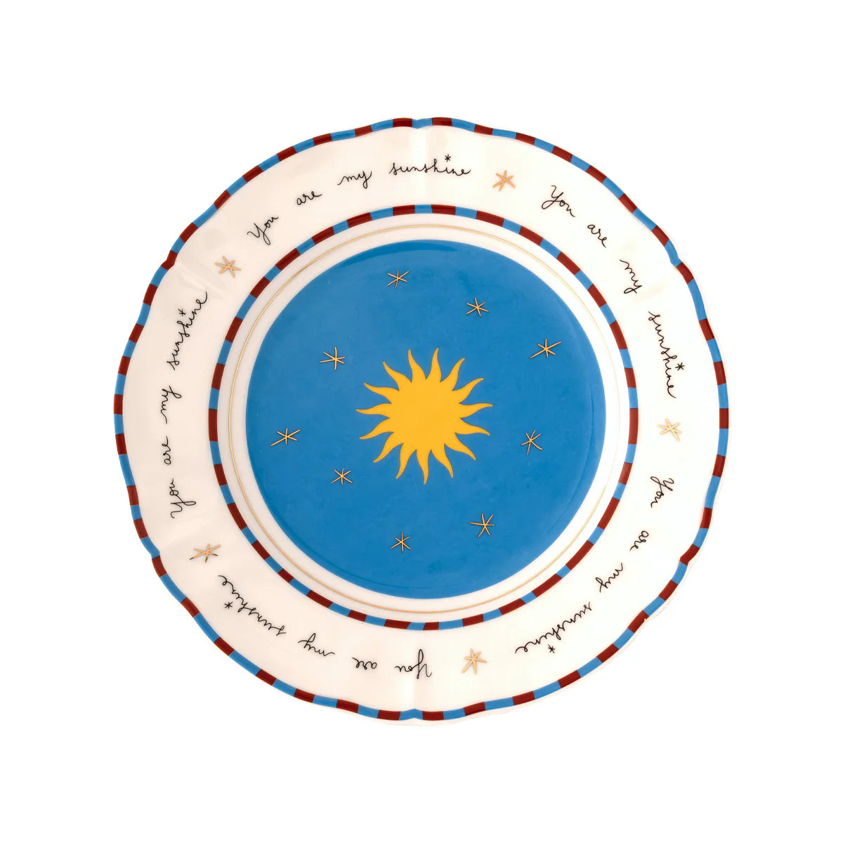 Porseleinen bord - ZON - Ø 20.5 cm