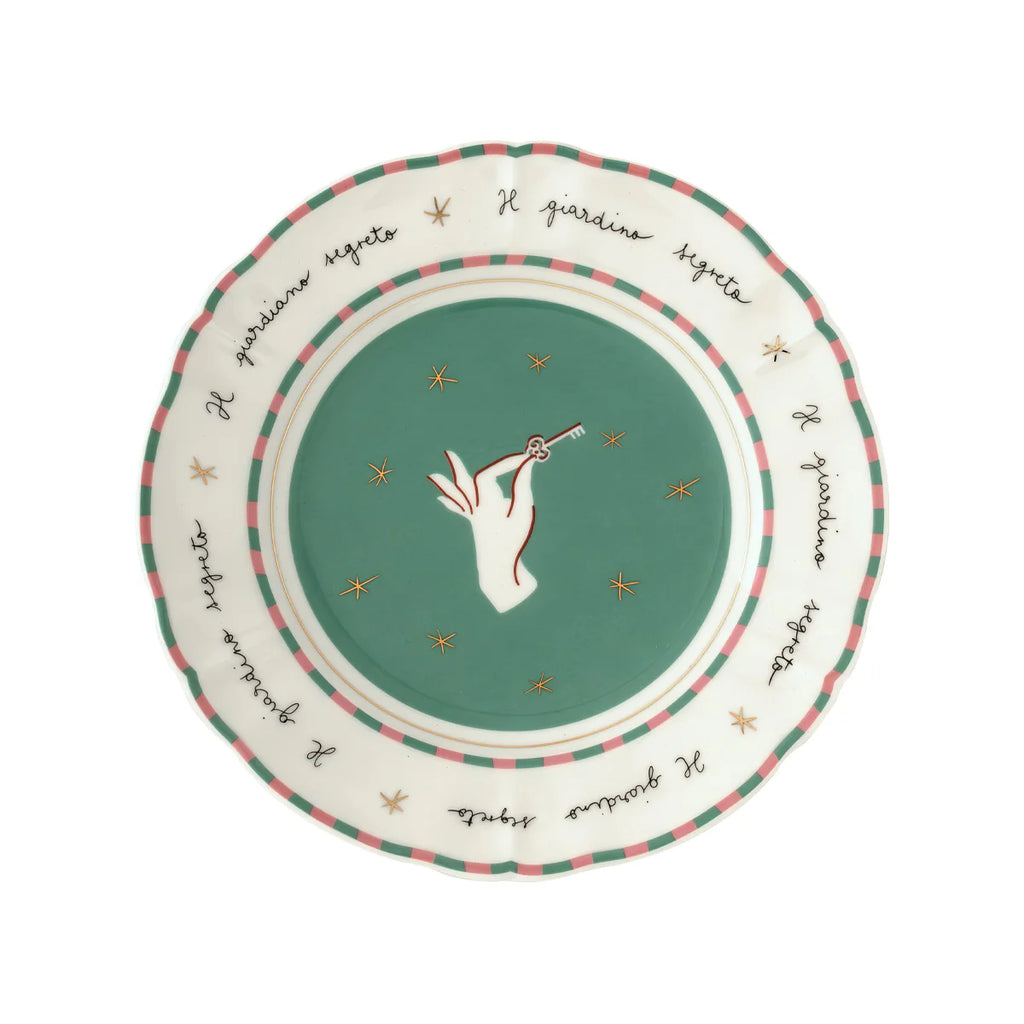 Pangea - Breakfast plate - Green - Ø 20.5 cm