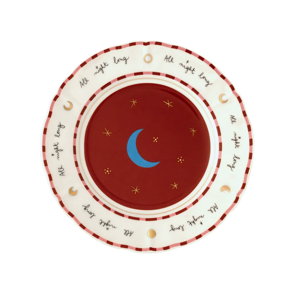 Porseleinen bord - MAAN - Ø 20.5 cm