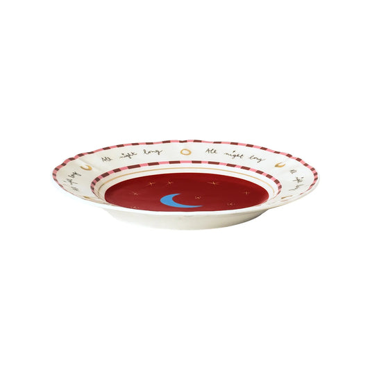 Porseleinen bord - MAAN - Ø 20.5 cm