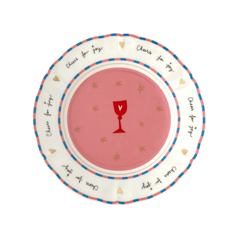 Pangea - Ontbijbord - Roos - Ø 20.5 cm