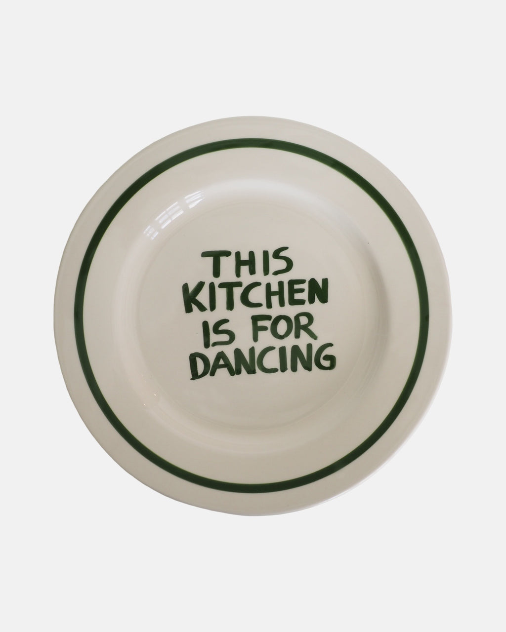 Plate - 'This kitchen is for dancing' - Ø27