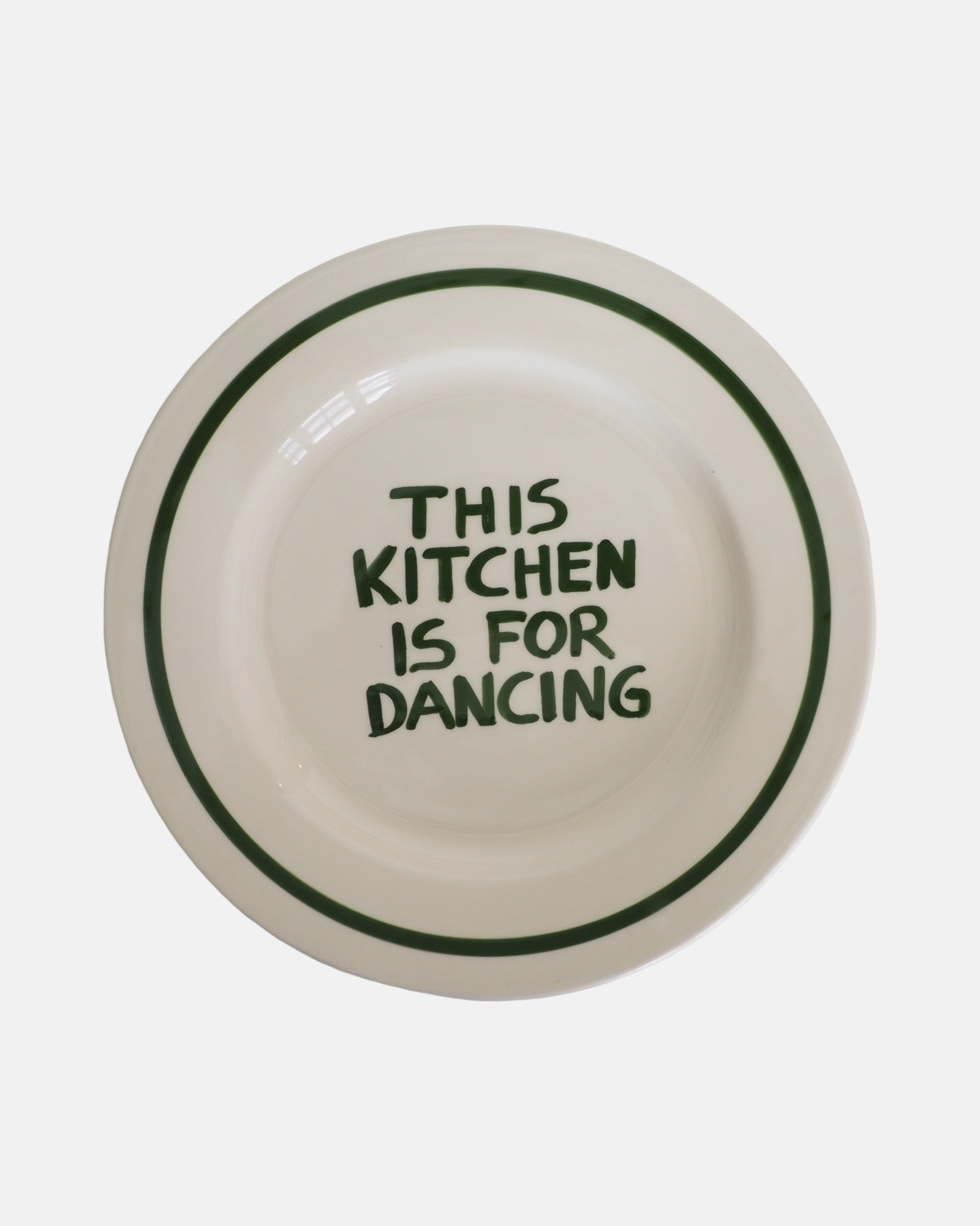 Plate - 'This kitchen is for dancing' - Ø27