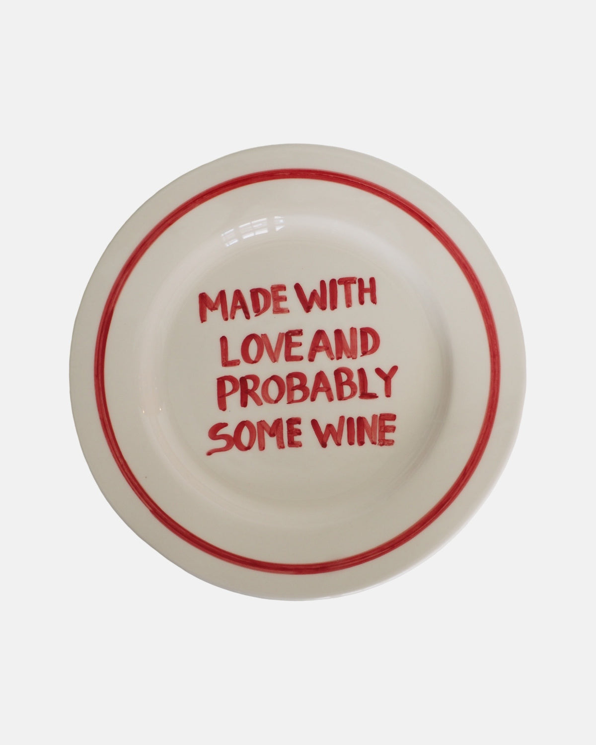 Bord - 'Made with love and probably some wine' - Ø27