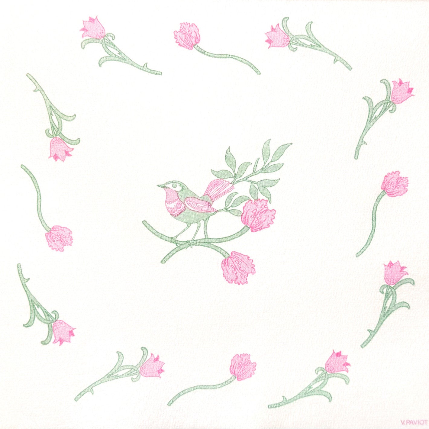 Napkins - Red Vichy - 40x40