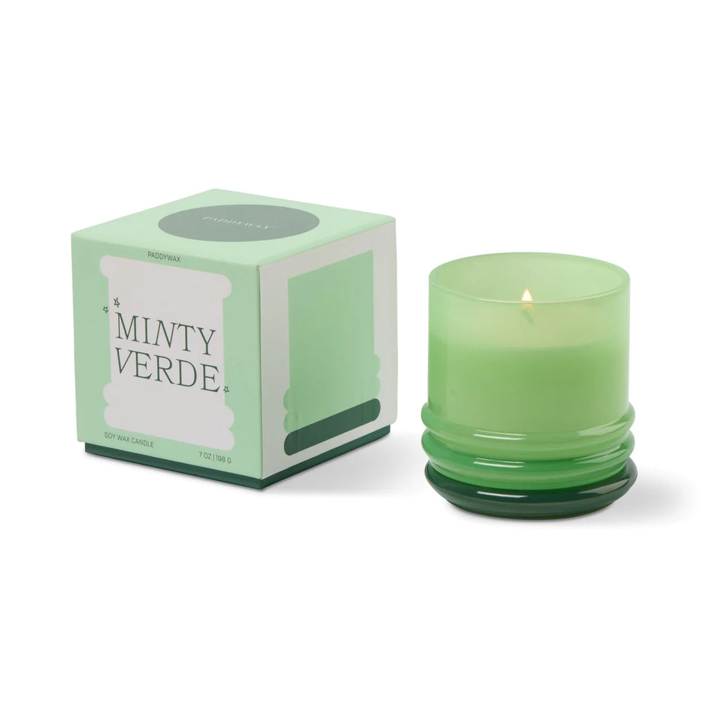 Scented Candle Stack – Minty Verde 