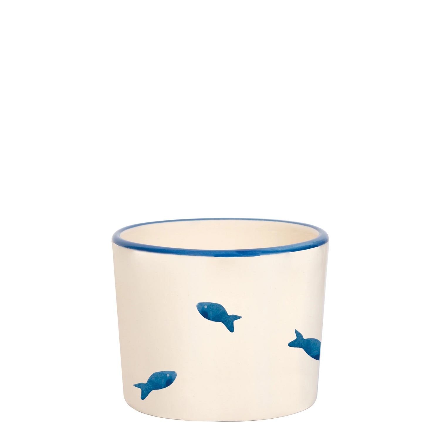 Drinking glass – Blue Fish