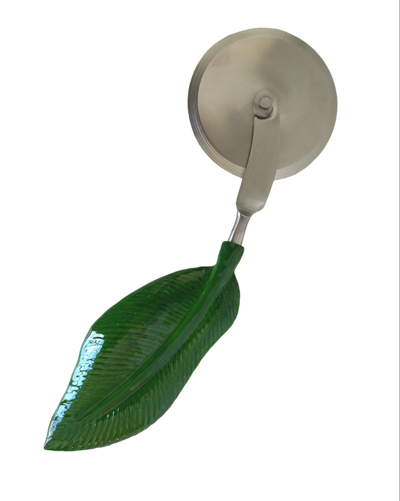 Pizza cutter - Green Leaf