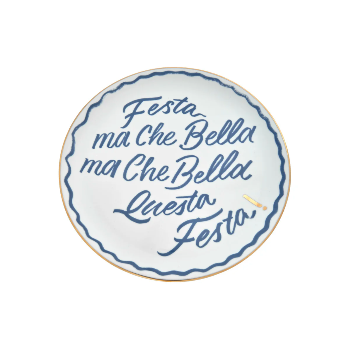 Porseleinen Pizzabord – Festa ma che bella!