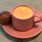 Koffietas met Schoteltje – roze 8 cl