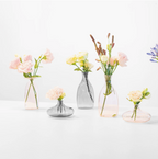 Un Fiore - Glazen Vaasje – Grijs – 19 cl