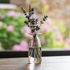 Un Fiore - Glazen Vaasje met Open Rand – Roze – 22 cl