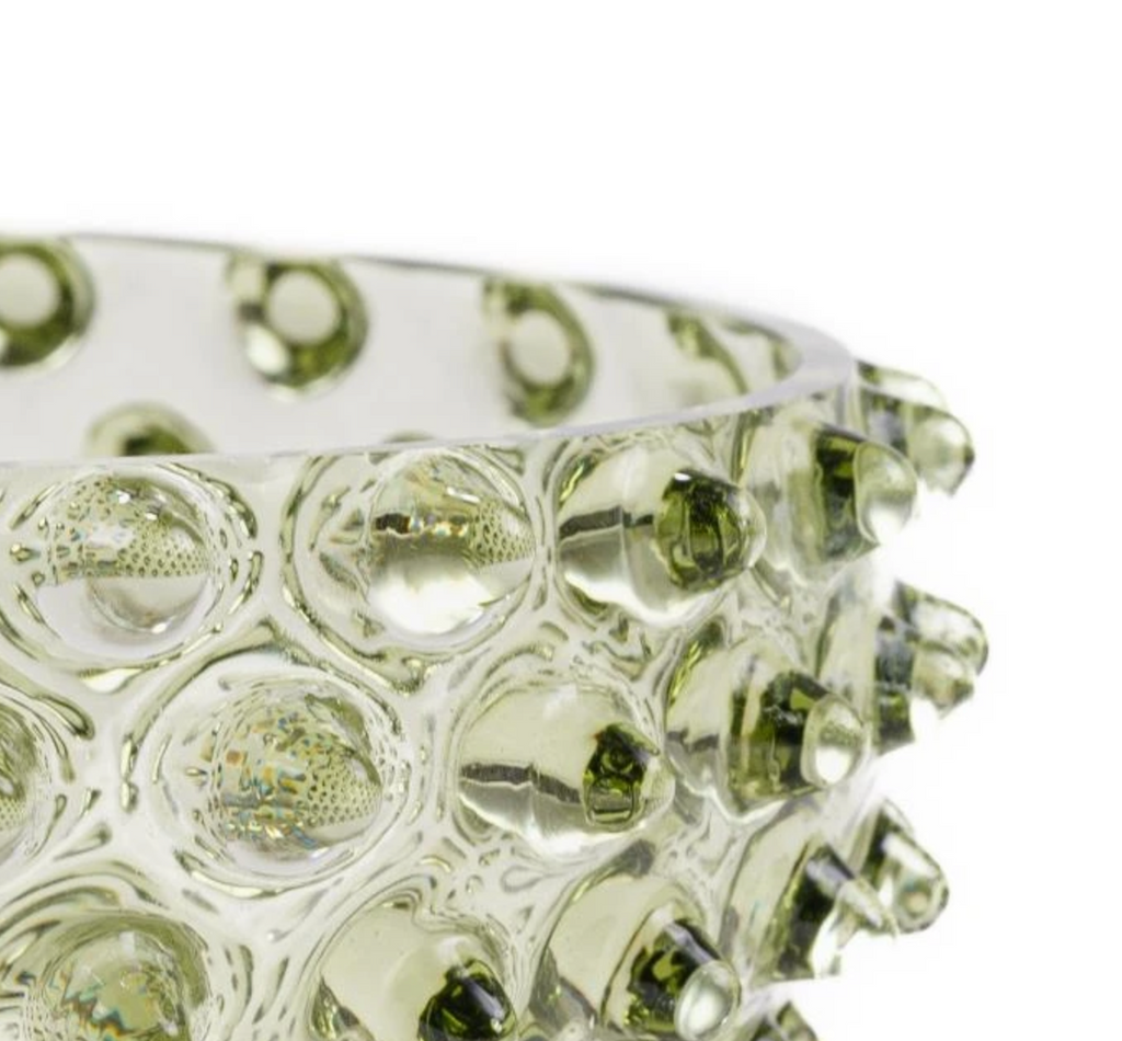 Kristallen kom – Groen -  17 cm