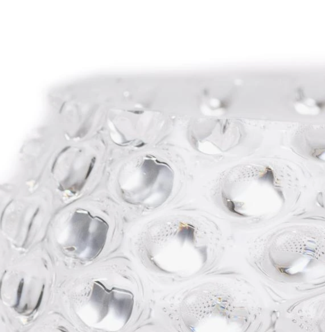 Kristallen kom – Transparant -  17 cm