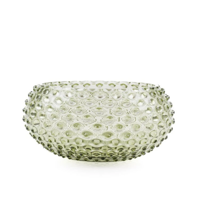 Kristallen kom – Groen -  23 cm