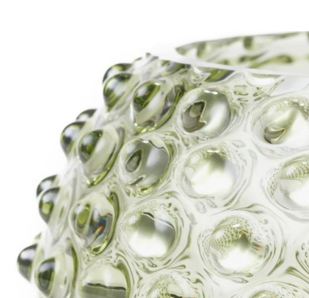 Kristallen kom – Groen -  23 cm