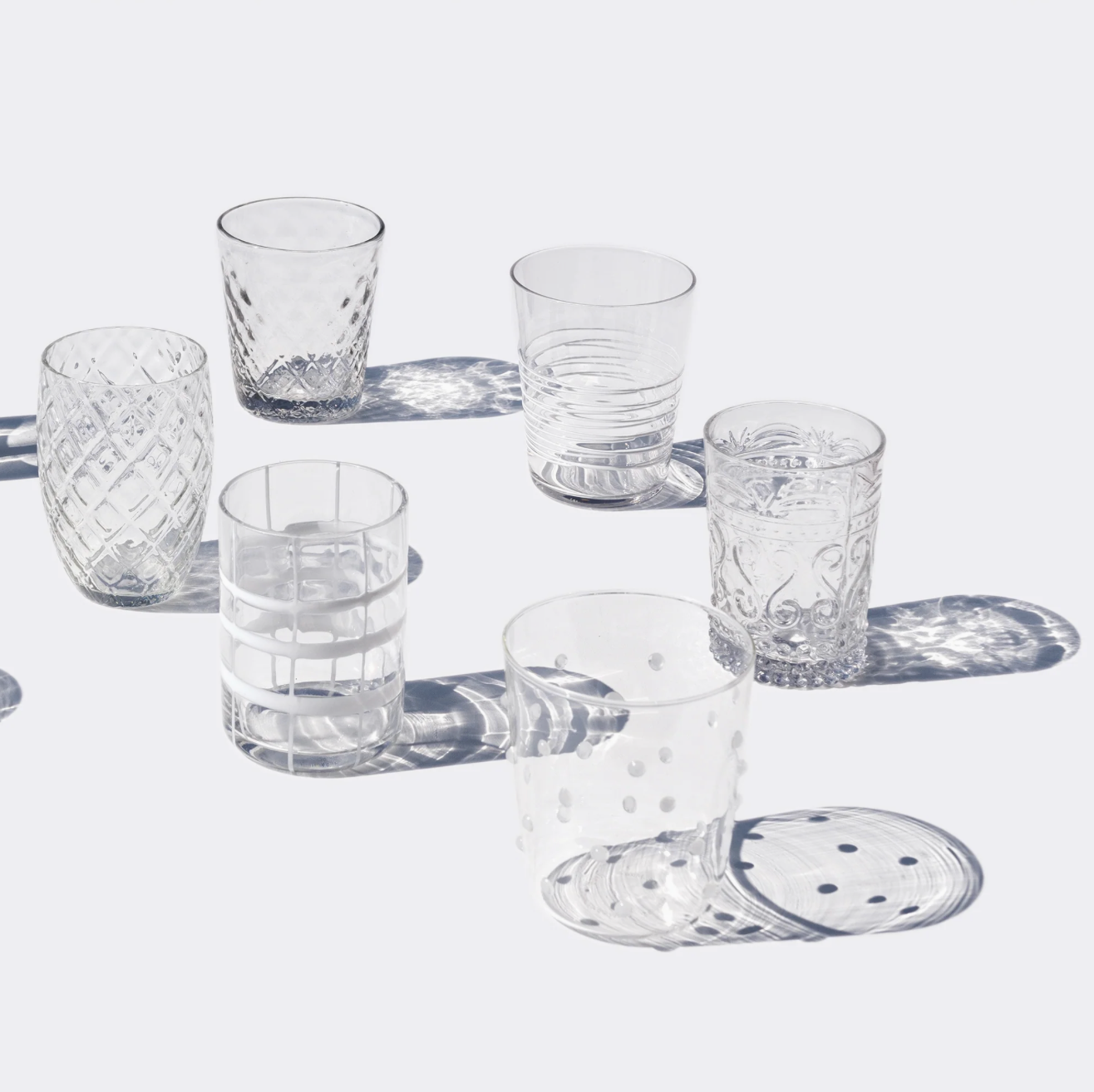 Melting Pod - Transparant - Set van 6 Glazen