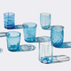 Melting Pod - Blauw - Set van 6 Glazen