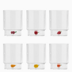 Teca - Fruit - Set of 6 Glasses