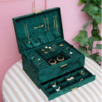 Jewelry box velvet – Green