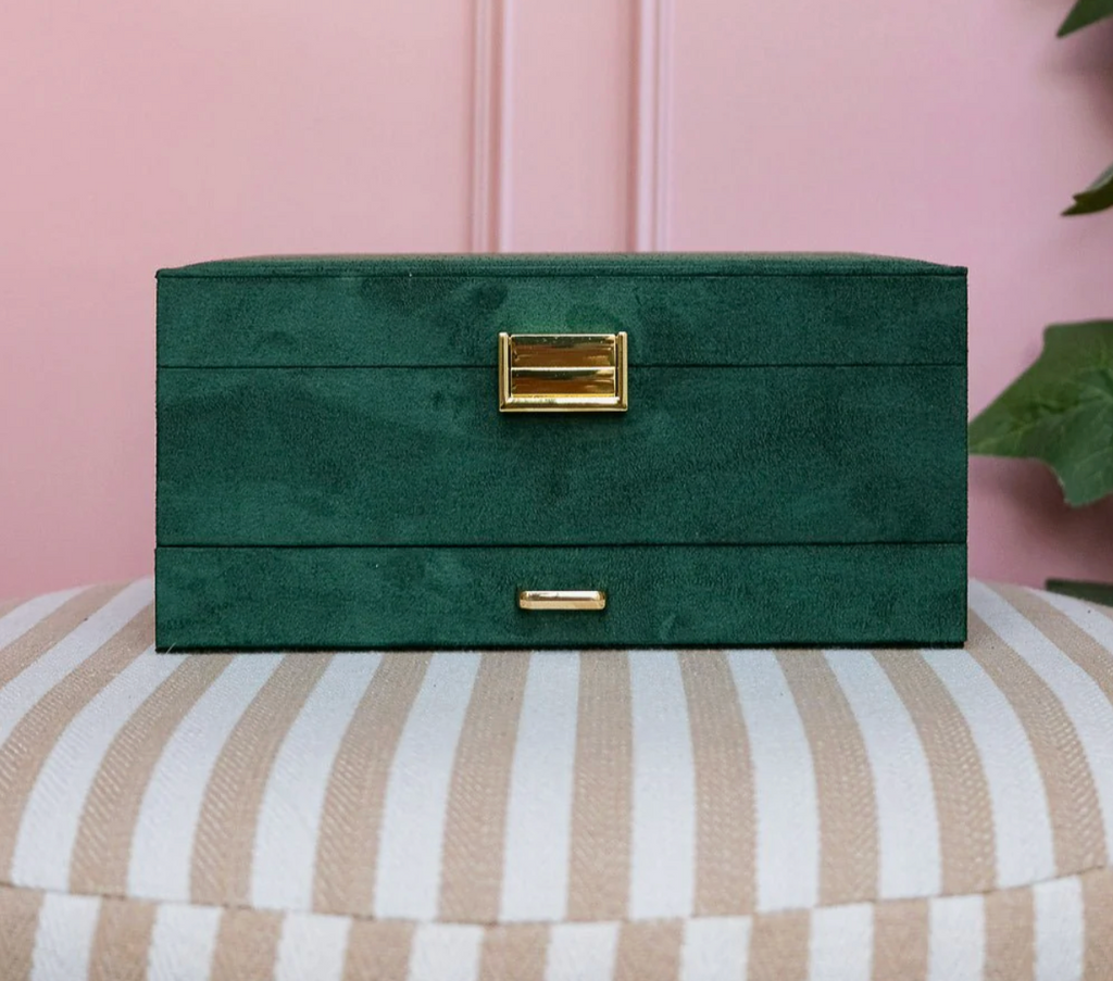 Jewelry box velvet – Green